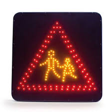 Panneaux lumineux à led : Panneau Lumineux Dynamique A Leds B14 Virages