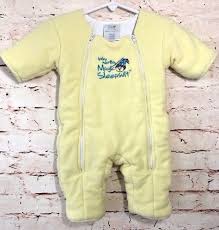 Baby Merlins Magic Sleepsuit Size Small 3 6 Months Yellow