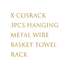 We did not find results for: Amazon Com X Cosrack 3pcs Hanging Metal Wire Basket Towel Rack Bathroom Holder Kitchen Magazine Mail Rack Fruit Organizer With Wall Mounted Bath Towel Bar Set 3 Pieces Home Kitchen