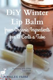 lip balm from organic ings