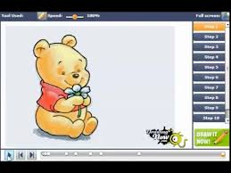 Begin by drawing a circle. How To Draw Baby Winnie The Pooh Youtube