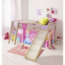 Disney princess sleigh bedroom sets also are available in silver or white. Disney Princess Cabin Bed With Slide Tent Noa Nani