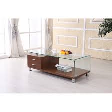 The main components are the folding table top. Best Quality Furniture Rectangular Glass Top Coffee Table With Drawers Overstock 17823884