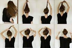 Comment réaliser un joli chignon coiffé/décoiffé quand on a opté pour la coupe tendance de l'été, le wavy bob? Coiffure Le Chignon Haut Blog Mode Vintage