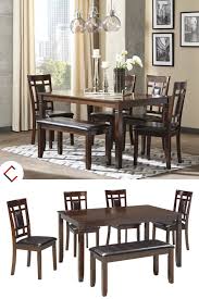 Ashley Furniture Bennox Brown 6pc Dining Room Table Set Dining Room Table Dining Room Table Set Luxury Living Room