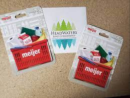 See a store associate for details. 1 000 Meijer Gift Card Raffle Headwaters Land Conservancy