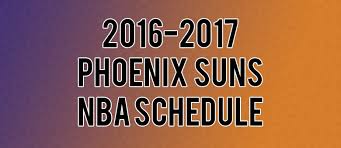 The regular season began on october 22, 2019 and was originally supposed to end on april 15, 2020. Phoenix Suns Schedule For 2016 2017 Phoenix Suns