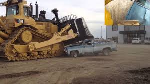 Since 1996, overbuilt has been manufacturing heavy machinery including car crushers and baler/loggers. The Car Crusher Huge Caterpillar D11t Bulldozer