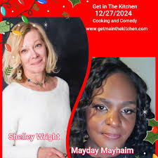 Cooking and comedy at Get in the kitchen!!! With Shelley Wright!!! A few  tickets are still available!! www.getmeinthekitchen.com for all tickets!!
