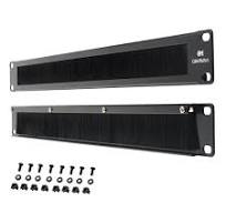 Cable Matters Pacote com 2 painéis de escova para montagem em rack ou  parede 1U 48.3 cm (painel de escova de montagem em rack de 48.3 cm 1U) em  preto ...