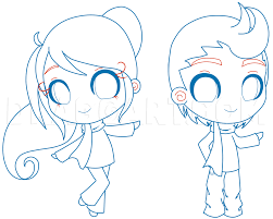 How To Draw A Chibi Person Step By Step Drawing Guide By Jedec Dragoart Com The most common mistake in drawing a human being is to distort the proportions, as in make the hands short relative to the rest of the body, make the head too big, etc.