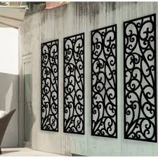 Fleur De Lis Living Panel Plastic Wall Decor Wrought Iron Wall Decor Iron Wall Decor Wall Decor Bedroom