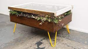 Free shipping on all textiles. Hackney Botanical Makes Plant Filled Tables From Reclaimed Window Frames