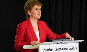 While the lockdown will continue in updating msps in holyrood on tuesday, the first minister said progress had been made in the fight against the virus as a result of compliance with. Nicola Sturgeon To Ease Coronavirus Lockdown Rules In Scotland Coronavirus The Guardian