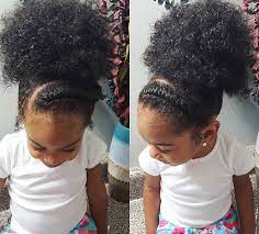 One Flattwist On An Angle W Puff Natural Hairstyles For Kids Hair Styles Natural Hair Styles