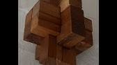 6 wooden puzzles gift set solution / instructions. Wooden Snowflake Puzzle Solution Youtube