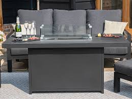 ▶️here the list of best fire pits you can buy now.▶️5. Maze Rattan Aluminium Fire Pit Dining Table Outdoor Table At Gardenman