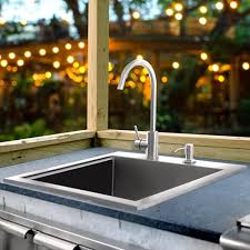 Outdoor kitchen sink drainage ideas. Outdoor Faucet Types Sizes Outdoor Sink Buying Guide Bbqguys