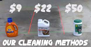 Then rinse away the soap with water. 3 Diy Driveway Cleaning Methods To Remove Oil Stains Are Tested