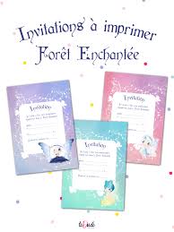 Invitations A Imprimer Foret Enchantee Tidudi Invitation Foret Enchantee Invitation Anniversaire