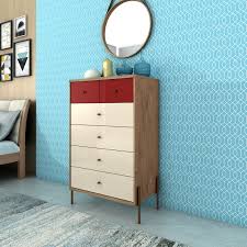 The mystery of 6 drawer dresser ikea nobody is talking about, title: Joy 48 43 Tall Dresser With 6 Full Extension Drawers In Yellow And Off White Walmart Com Walmart Com