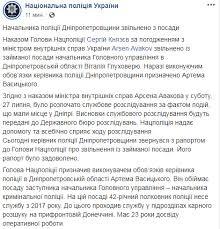 «генерал глуховеря — от коррупционера в милиции до ректора дгувд в полиции» // «kompromat1.media», 28 июля 2019 г. Gluhoveryu Vitaliya Uvolili S Dolzhnosti Glavy Nacpolicii V Dnepropetrovskoj Oblasti Rbk Ukraina