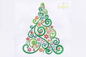 Download Colorful And Swirl Christmas Tree Is A High Quality Embroidery Design For You In 2020 Christmas Tree Embroidery Design Machine Embroidery Designs Diy And Crafts Sewing SVG Cut Files