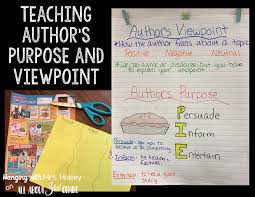 Teaching Authors Purpose Viewpoint All About 3rd Grade
