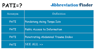 We did not find results for: What Does Pati Mean Pati Definitions Abbreviation Finder