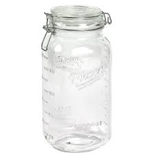 Personalized large glass jars with lids / custom engraved lidded glass jars for cookies, candy, coffee and more yourforevergift 5 out of 5 stars (1,357. Mason Craft And More 3 Liter Extra Large Square Glass Clamp Jar Walmart Com Walmart Com