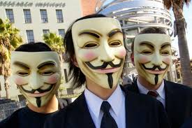 Anonymous hits US military contractor site