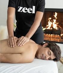 Before he reached the second flight, though, he could hear the woman's voice on the hall phone. Zeel Massage On Demand