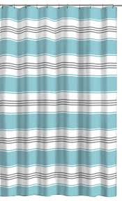 Shop shower curtains and shower curtain hooks from at home. Alternating Stripe Shower Curtain Aqua Blue Gray White Contemporary Shower Curtains By Curtain Call Houzz