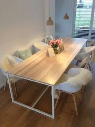 Tabel Grote Eetkamer Tafel Keukentafel Houten Tafel Bureau Bureau Unieke Rechthoekig Industriele Serie Industriele Dining Large Dining Table Steel Dining Table Dining Table In Kitchen