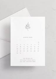 Minimalist Wedding Save The Date Simple Save The Date Calendar Save The Dates Letterpress Wedding Invitations Fun Wedding Invitations Letterpress Wedding