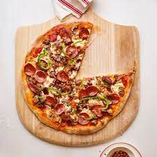Meat Lovers Supreme Pizza Recipe Supreme Pizza Recipe Homemade Pizza Pizza Recipes