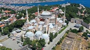 The church of the holy wisdom, commonly known as hagia sophia in english, is the former greek orthodox patriarchal cathedral, converted in 1453 to a mosque, now a museum, in istanbul. Ayasofya Camii Nde Namaz Kilinacak Alanlara Girisler Yarin Saat 10 00 Da Baslayacak