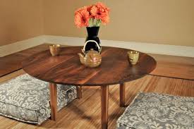 Chabudai Low Japanese Round Dining Coffee Table In 2020 Japanese Dining Table Dining Table Coffee Table
