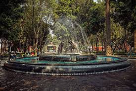 Fountain depicting the drinking coyotes that gave the town its name at the jardín centenario. Mexico City Coyoacan Travel Guide At Wikivoyage