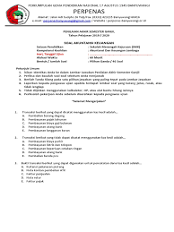 Check spelling or type a new query. Soal Akuntansi Pilihan Ganda Materi Kas Kecil Jawabanku Id