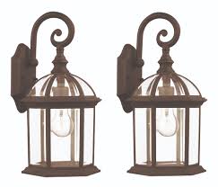 1lt Wall Twin Pack Sml Down Ou 4181 2 Bk Best Lighting