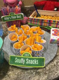 Birthday Party Snack Ideas Pixie Dust Lol With Images Sesame Street Birthday Party Ideas Boy Birthday Party Snacks Elmo Birthday Party Boy