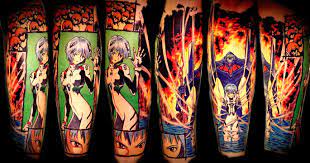 Amazing Colorful Anime Tattoos Anime Tattoos Ink Master Tattoos