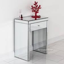 Venetian Compact Mirrored Console Table