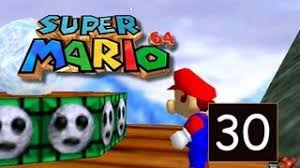 From the head, slide down the path making a couple of right turns, a left turn around the bottom of the slope, and then another left onto the open. Super Mario 64 Cool Cool Mountain Snowmans Lost His Head 30 120 Youtube