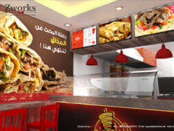 تصميم ديكور مطاعم Zworks Decor