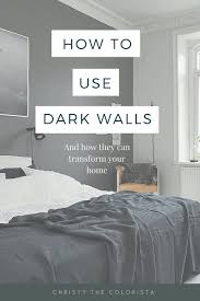 Shedding Some Light On Dark Walls Bedroom Paint Colors Grey Dark Walls Grey Accent Wall Living Room Red orange brown yellow green turquoise blue purple pink grey black white. bedroom paint colors grey dark walls