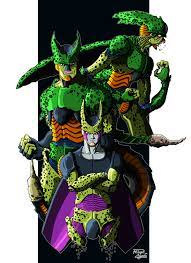 Cell is the most powerful and. Cell Forms By Felipeaquino On Deviantart Cell Forms Cell Dbz Anime
