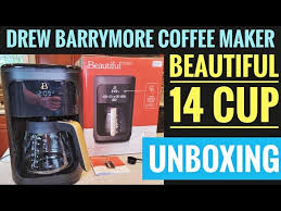 Tassimo coffee, tea & espresso making descaling tablets Unboxing Drew Barrymore Beautiful 14 Cup Touchscreen Coffee Maker Maksomethingbeautiful Youtube