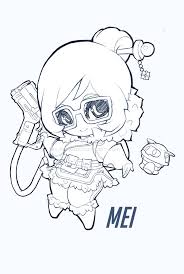 This tutorial will discuss how i created this massive overwatch fan art. Overwatch Chibi Coloring Pages Coloring Home